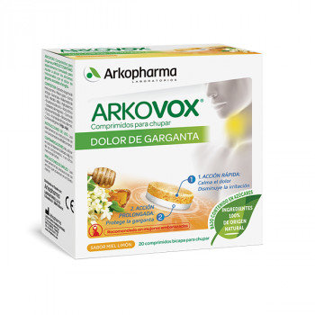 ARKOVOX® DOLOR DE GARGANTA MIEL/LIMÓN