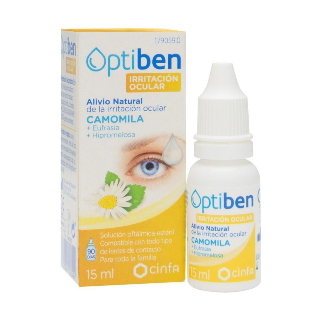 Optiben Irritación Ocular:
